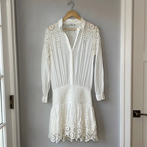 Ganni yoko top lace dress